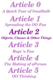 Series Table of Contents